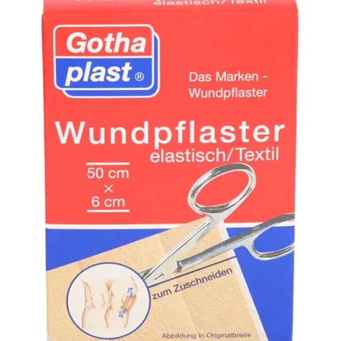 GOTHAPLAST Wundpfl.elast.6 cmx0,5 m geschnitten 1 St