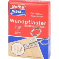 GOTHAPLAST Wundpfl.elast.6 cmx0,5 m geschnitten 1 St