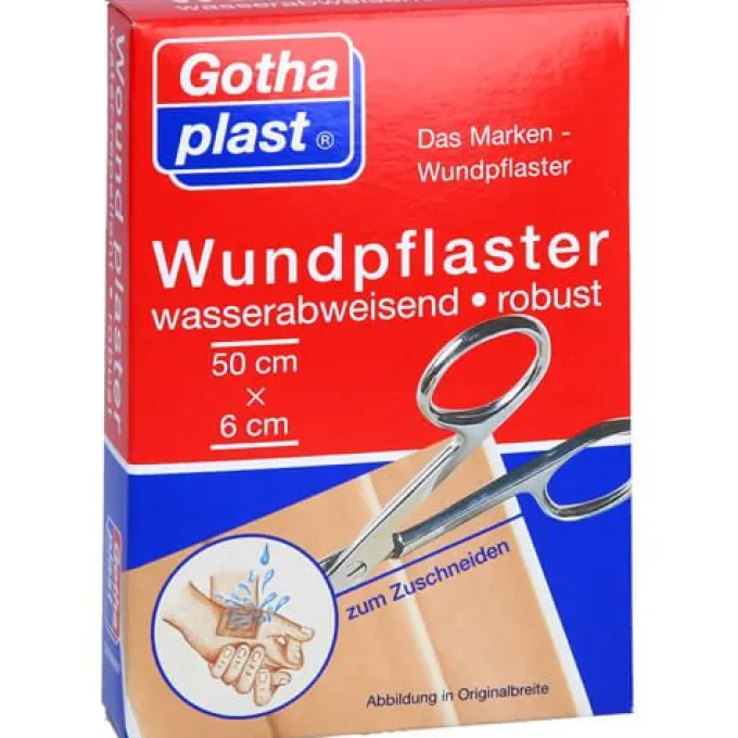 GOTHAPLAST Wundpfl.robust 6 cmx0,5 m wasserabweis. 1 St