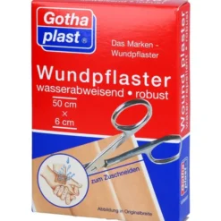 GOTHAPLAST Wundpfl.robust 6 cmx0,5 m wasserabweis. 1 St