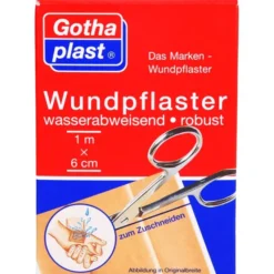 GOTHAPLAST Wundpfl.robust 6 cmx 1 m wasserabweis. 1 St