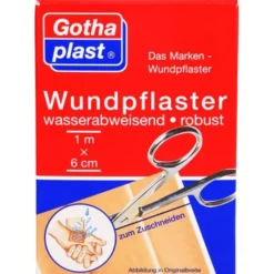 GOTHAPLAST Wundpfl.robust 6 cmx 1 m wasserabweis. 1 St