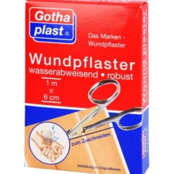 GOTHAPLAST Wundpfl.robust 6 cmx 1 m wasserabweis. 1 St