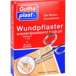 GOTHAPLAST Wundpfl.robust 6 cmx 1 m wasserabweis. 1 St
