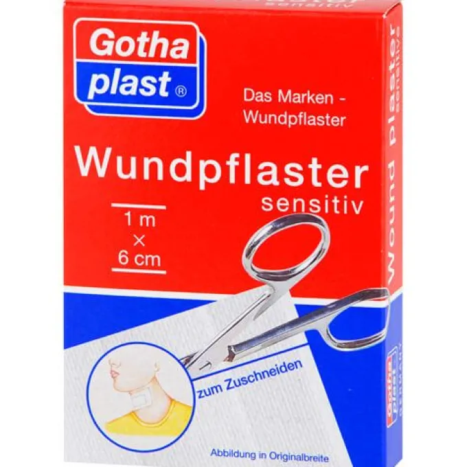 GOTHAPLAST Wundpfl.sensitiv 6 cmx1 m geschnitten 1 St