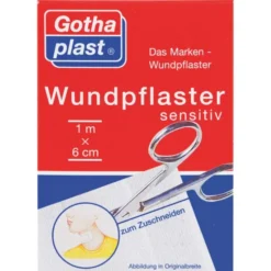 GOTHAPLAST Wundpfl.sensitiv 6 cmx1 m geschnitten 1 St