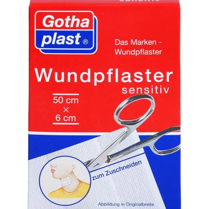 GOTHAPLAST Wundpfl.sensitiv 6 cmx0,5 m geschnitten 1 St