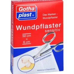 GOTHAPLAST Wundpfl.sensitiv 6 cmx0,5 m geschnitten 1 St