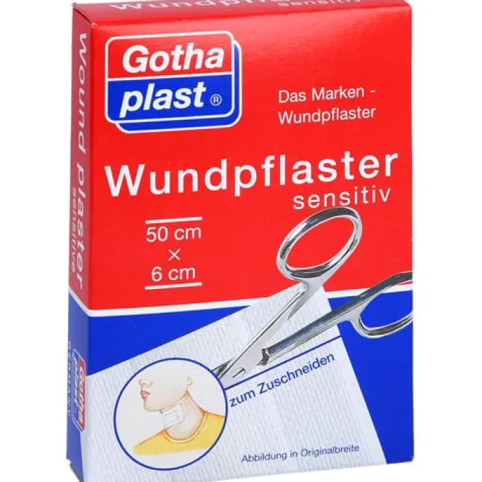 GOTHAPLAST Wundpfl.sensitiv 6 cmx0,5 m geschnitten 1 St