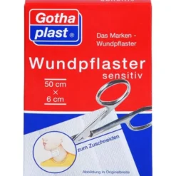 GOTHAPLAST Wundpfl.sensitiv 6 cmx0,5 m geschnitten 1 St