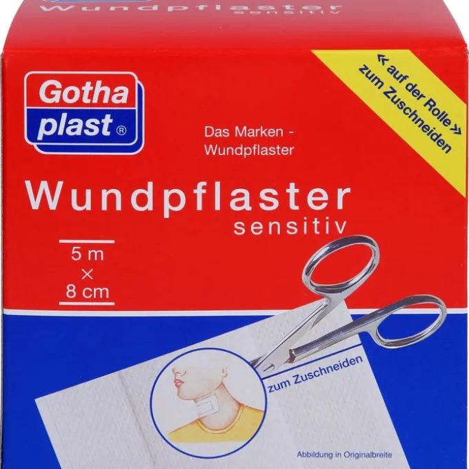 GOTHAPLAST Wundpfl.sensitiv 8 cmx5 m 1 St