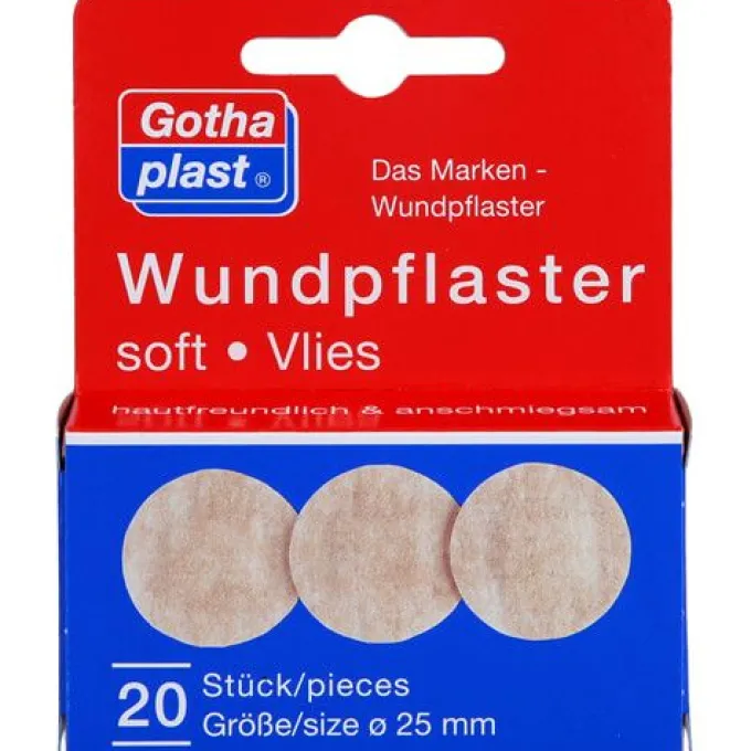 GOTHAPLAST Wundpfl.soft Vlies 2,5 cm 20 St