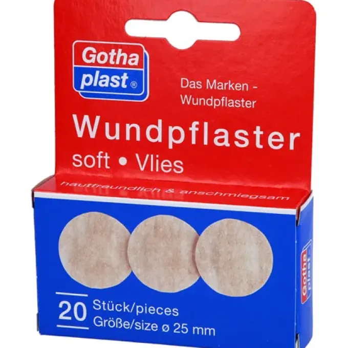 GOTHAPLAST Wundpfl.soft Vlies 2,5 cm 20 St