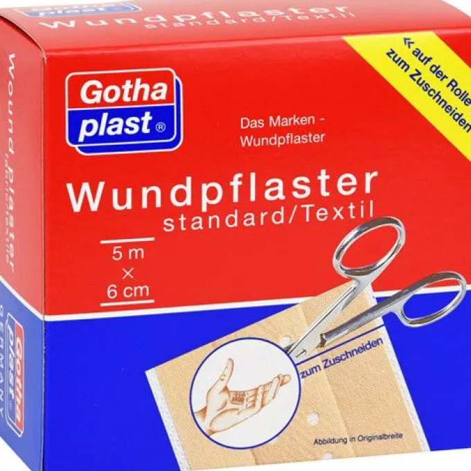 GOTHAPLAST Wundpfl.stand.6 cmx5 m Rolle 1 St