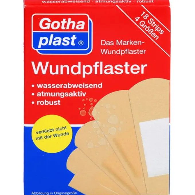 GOTHAPLAST Wundpfl.wasserfest 4 Größen 18 St