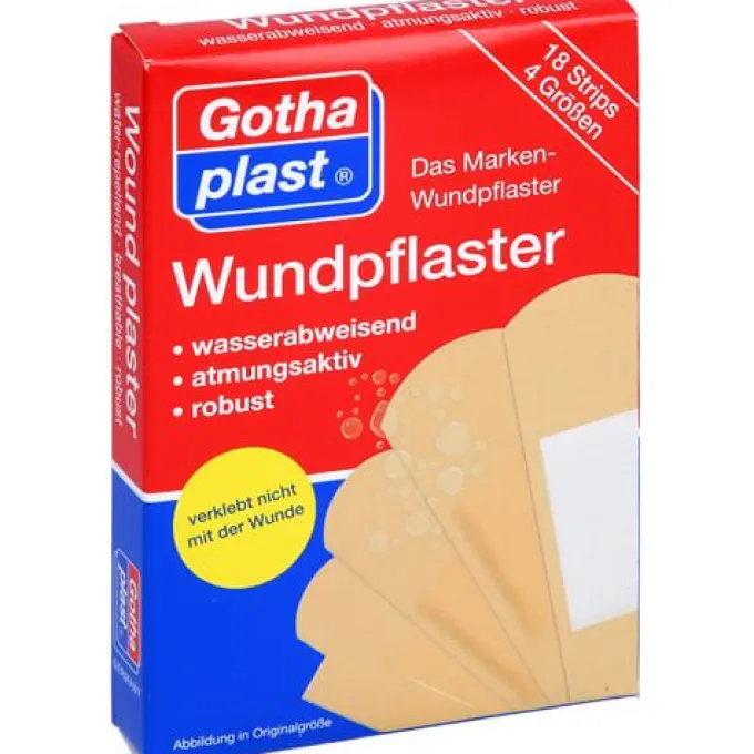 GOTHAPLAST Wundpfl.wasserfest 4 Größen 18 St