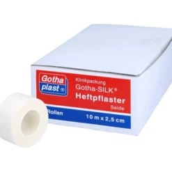 GOTHA SILK Heftpfl.Seide 2,5 cmx10 m 12 St