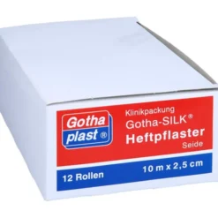 GOTHA SILK Heftpfl.Seide 2,5 cmx10 m 12 St