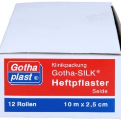 GOTHA SILK Heftpfl.Seide 2,5 cmx10 m 12 St