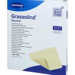 GRASSOLIND Salbenkompressen 10x10 cm steril 10 St