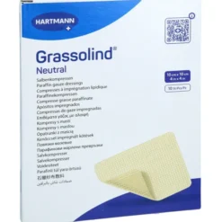 GRASSOLIND Salbenkompressen 10x10 cm steril 10 St