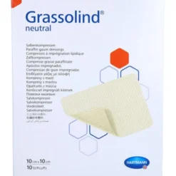 GRASSOLIND Salbenkompressen 10x10 cm steril 10 St