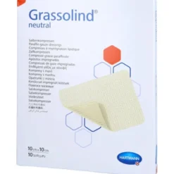 GRASSOLIND Salbenkompressen 10x10 cm steril 10 St