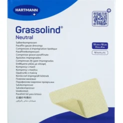 GRASSOLIND Salbenkompressen 10x10 cm steril 10 St