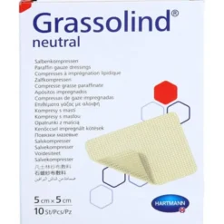 GRASSOLIND Salbenkompressen 5x5 cm steril 10 St