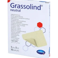 GRASSOLIND Salbenkompressen 5x5 cm steril 10 St