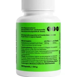 GRAVIOLA KAPSELN 500 mg/Kap.reines Blattpulv.Peru 90 Stück