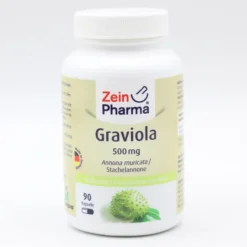 GRAVIOLA KAPSELN 500 mg/Kap.reines Blattpulv.Peru 90 Stück