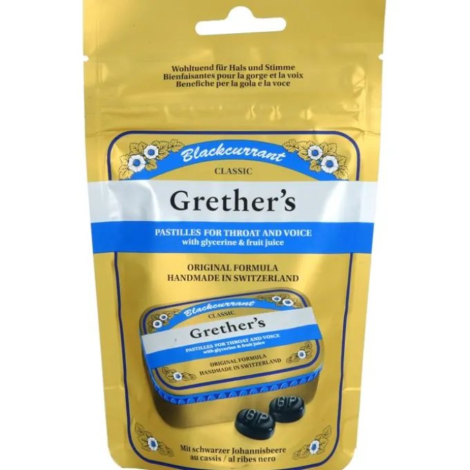 GRETHERS Blackcurrant Gold zh.Past.Beutel Refill 110 g