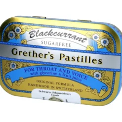 GRETHERS Blackcurrant Silber zf.Past.Dose 60 g