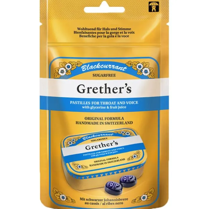 GRETHERS Blackcurrant Silber zf.Past.Beutel Refill 110 g