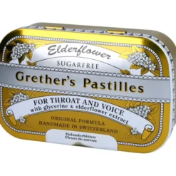 GRETHERS Elderflower zuckerfrei Pastillen 110 g