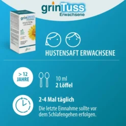 GRINTUSS Erwachsene mit Poliresin Hustensaft 128 g