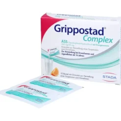 GRIPPOSTAD Complex ASS/Pseudoeph.500/30 mg Orange 10 St