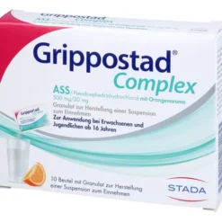 GRIPPOSTAD Complex ASS/Pseudoeph.500/30 mg Orange 10 St