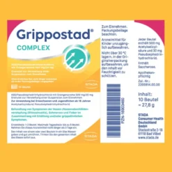 GRIPPOSTAD Complex ASS/Pseudoeph.500/30 mg Orange 10 St