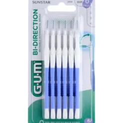 GUM BI-DIRECTION Interdentalb.0,6 mm hellblau 6 St