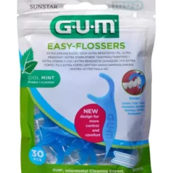 GUM EASY-FLOSSERS Zahnseidesti.gew.mint+Reise-Et. 30 St