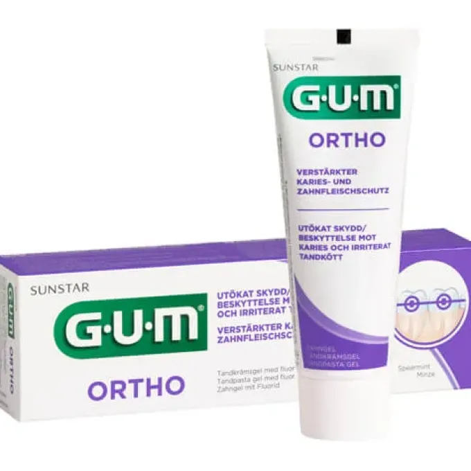 GUM ORTHO Zahngel 75 ml