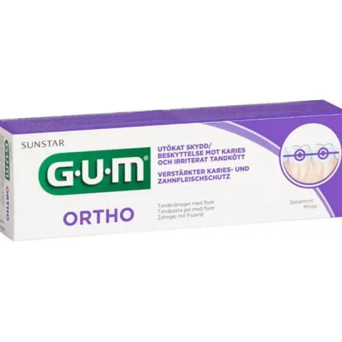 GUM ORTHO Zahngel 75 ml