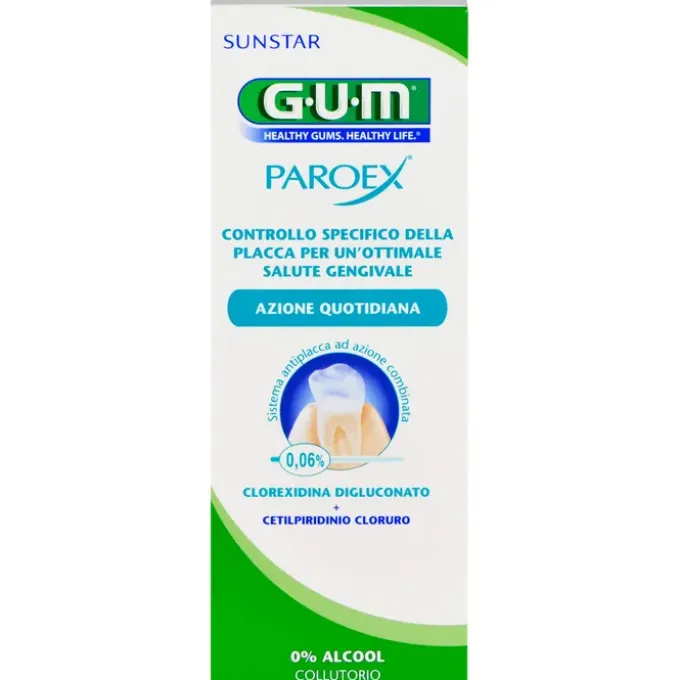 GUM PAROEX 0,06% CHX Mundspülung 500 ml