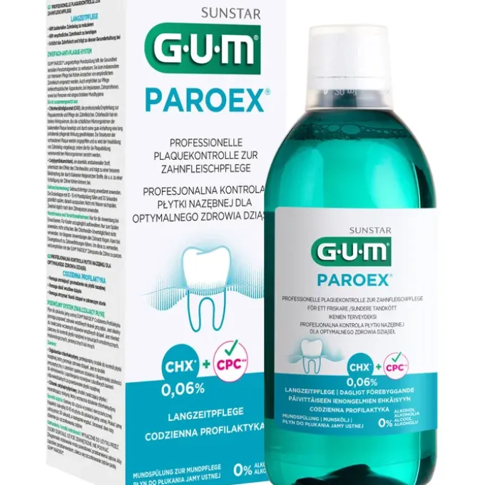 GUM PAROEX 0,06% CHX Mundspülung 500 ml