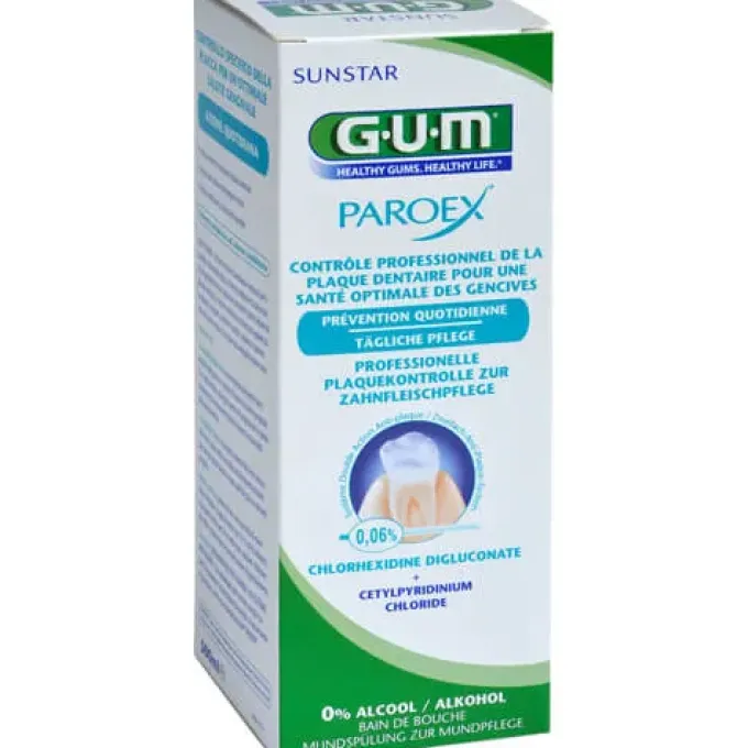 GUM PAROEX 0,06% CHX Mundspülung 500 ml