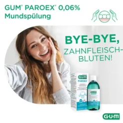 GUM PAROEX 0,06% CHX Mundspülung 500 ml