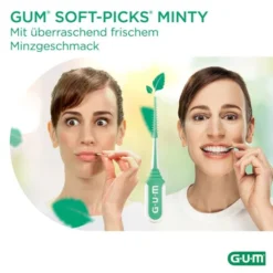 GUM SOFT-PICKS MINTY medium 40 St