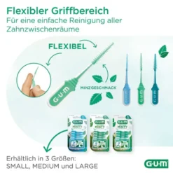 GUM SOFT-PICKS MINTY medium 40 St